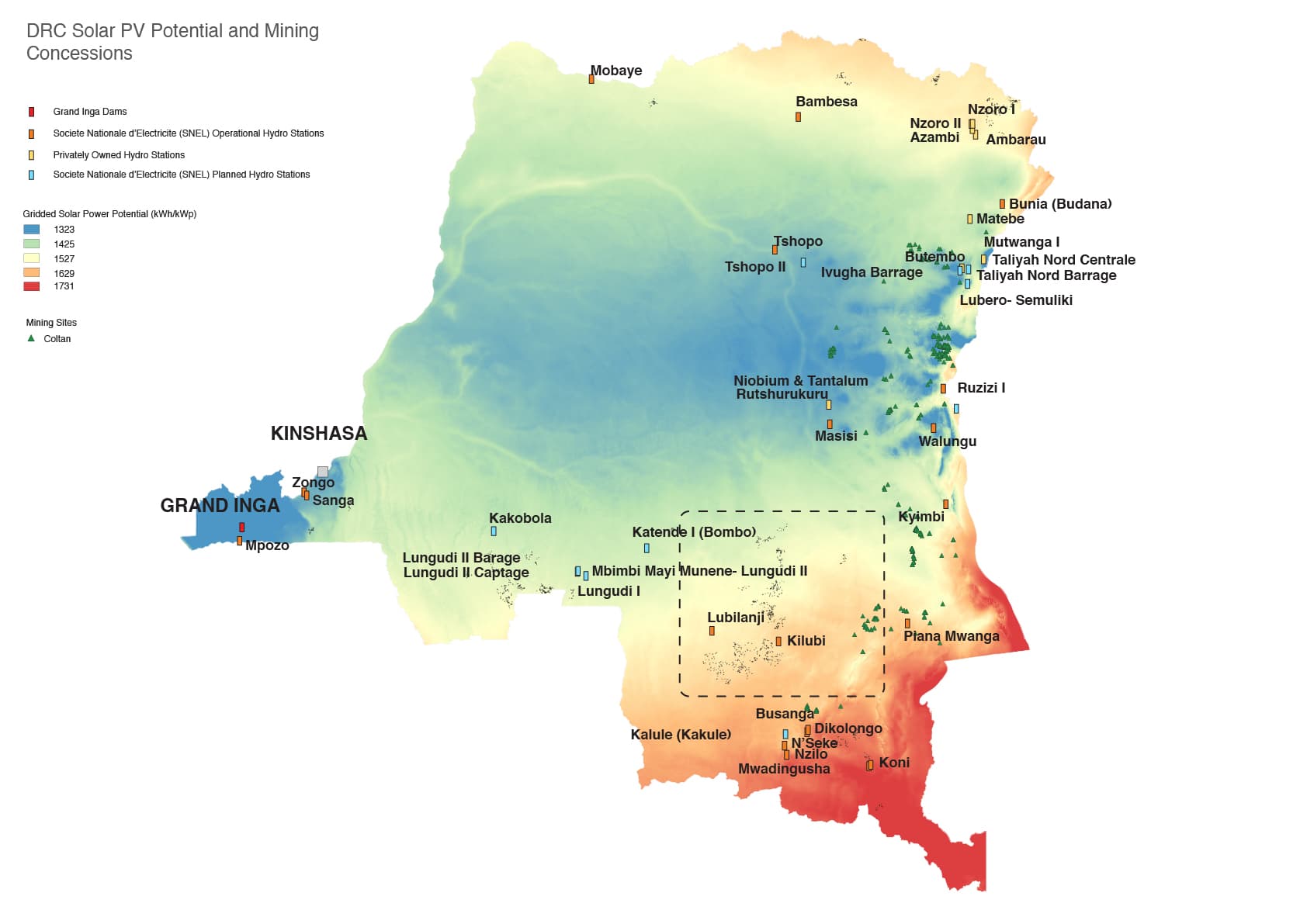 DRC Solar PV Potential