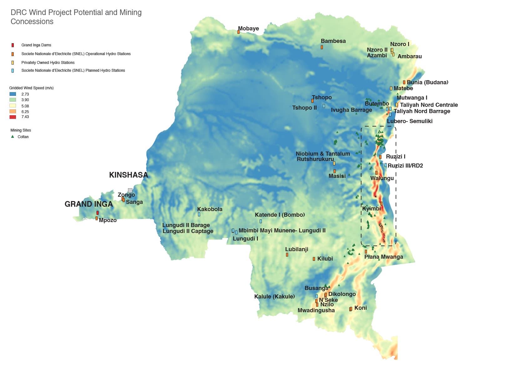 DRC Wind Power Potential