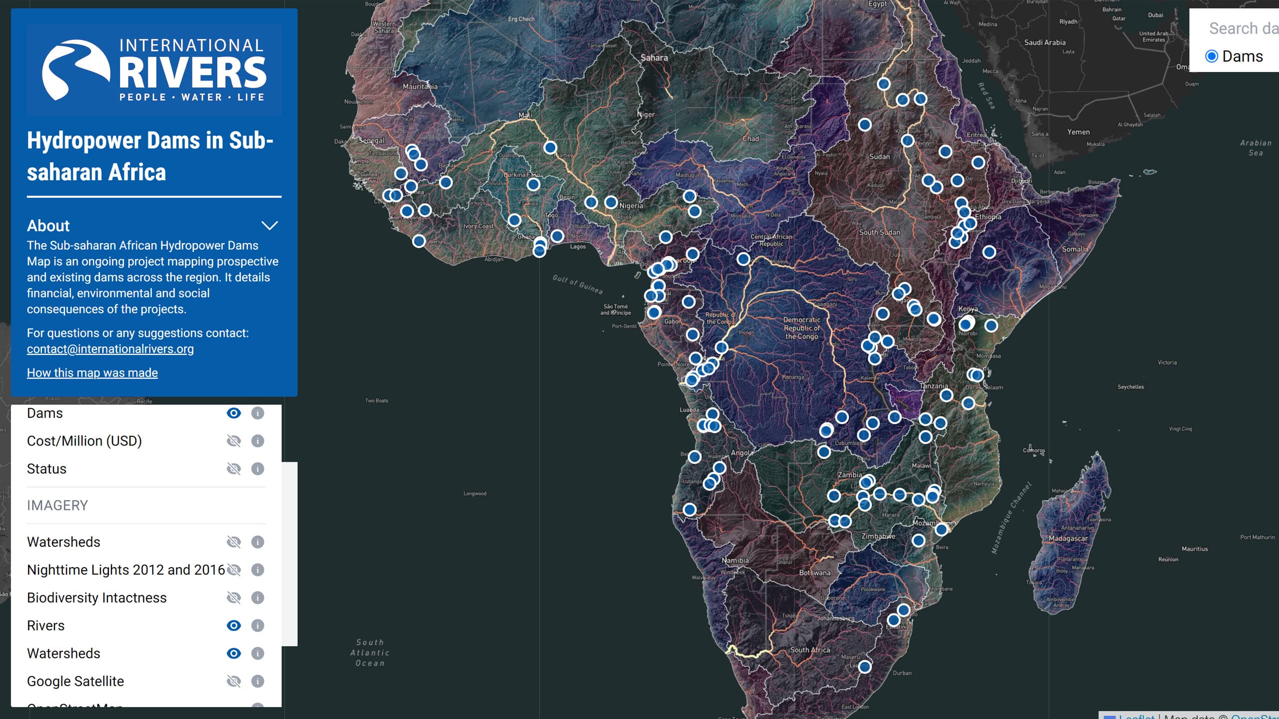 International Rivers - Hydropower Dams in Sub-Saharan Africa